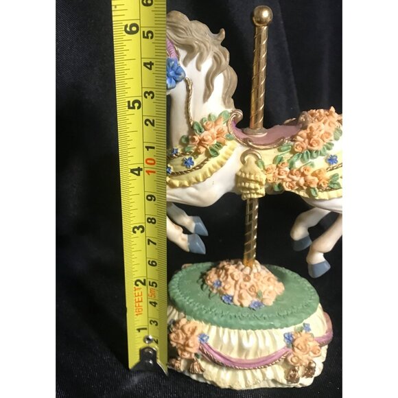 Heritage House Carousel Melodies County Fair Horse Figurines 6" Tall Set of 4 - Picture 10 of 15